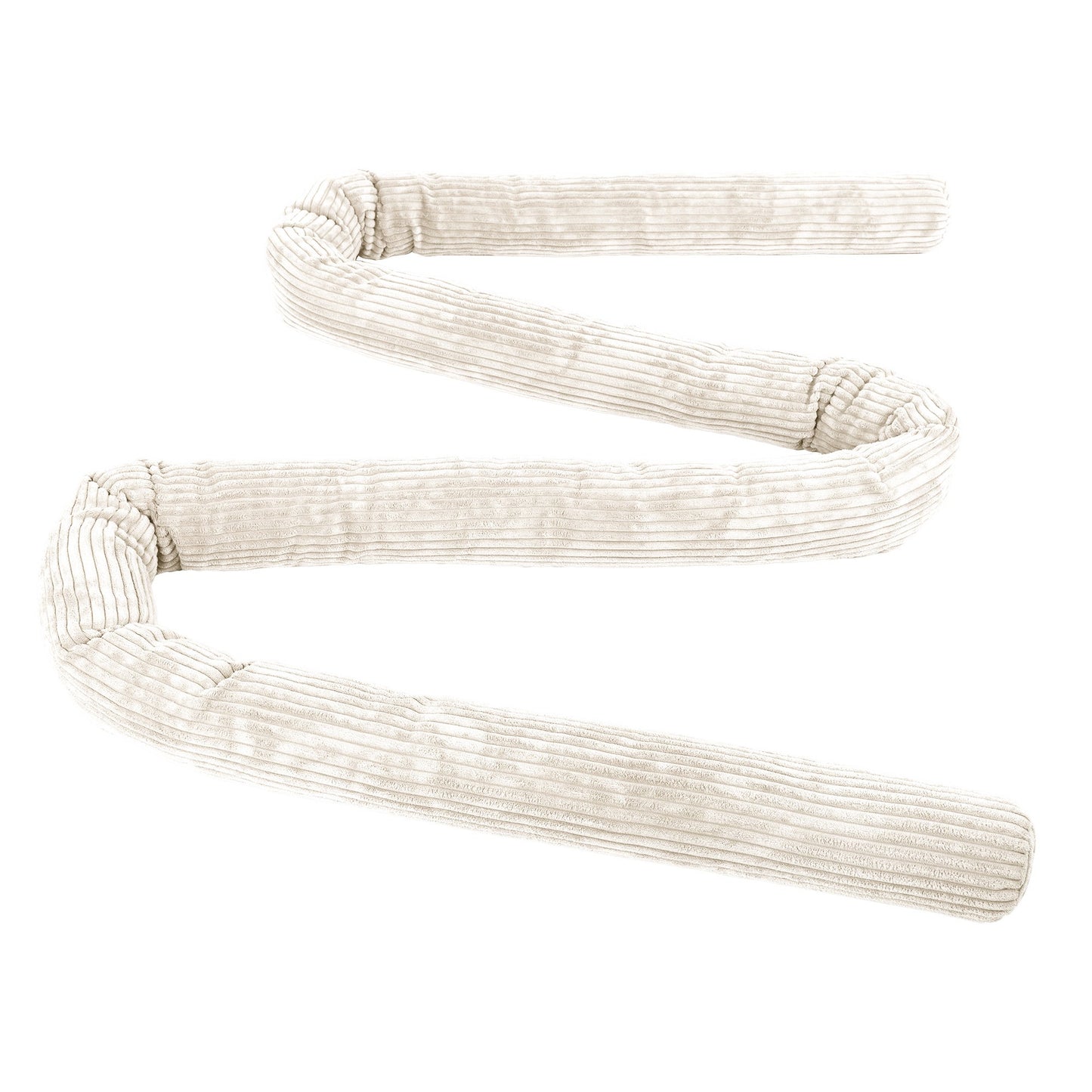 Protective Roll Bumper for Baby Crib – Ecru