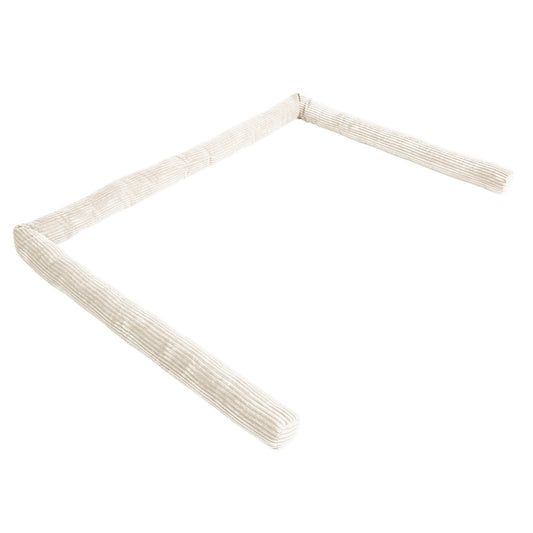 Protective Roll Bumper for Baby Crib – Grey