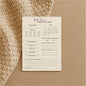 Baby Shower Game Cards - Prediction