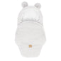 Baby Swaddle with Bear Ears – Bearly Off-White