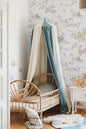 Organic Cotton and Linen Canopy - Blue Circus
