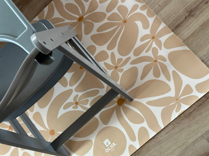 Kids Mealtime Floor Mat, Non-Slip & Waterproof - Daisy Sun